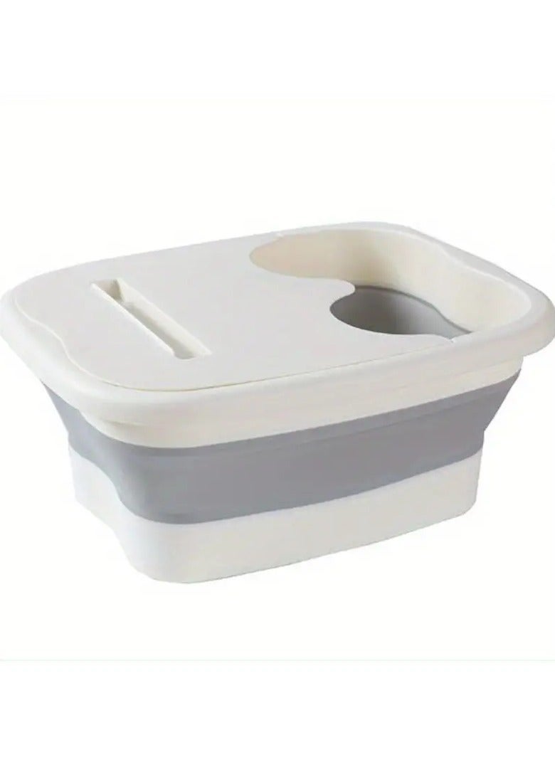 Arabest 1pc Foldable Foot Bath Foot Soak Tub, Foot Bath Basin, Portable Feet Spa Soaking Basin Bucket, Foot Wash Basin For Home - Image 2